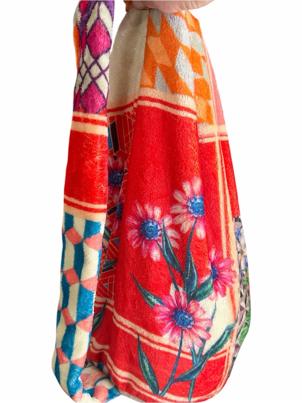 Johnny Was Multicolor Floral Drawstring Backpack - Picture 2 of 8
